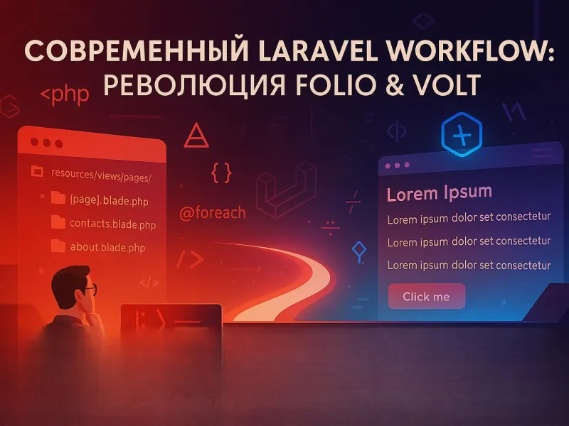 Современный рабочий процесс Laravel: Революция Folio и Volt